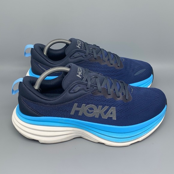 Hoka One One Other - Hoka One Bondi 8 Blue Road Running Shoes Mens 9.5D